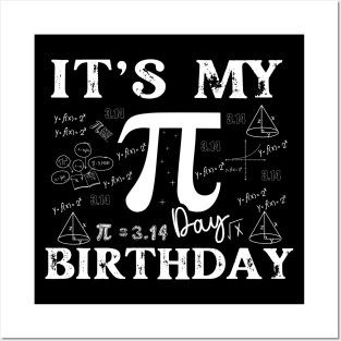 Pi Day 2024-Birthday gift Black Posters and Art